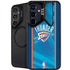 NBA Oklahoma City Thunder Blue Jersey Galaxy S24 Plus Kickstand Case